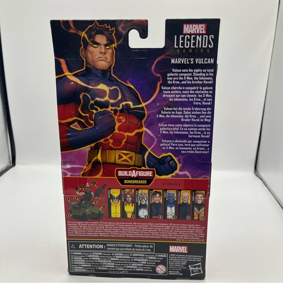 Marvel Legends Vulcan Action Figure X-Men Bonebreaker BAF (New In Box) - Picture 4 of 10